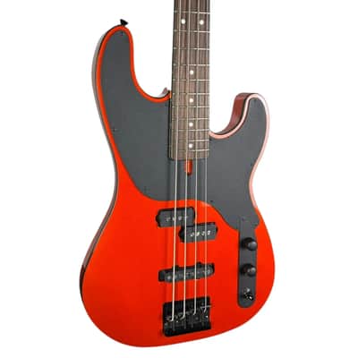 Schecter USA Custom Shop Michael Anthony Signature Bass 2016 - Handsigned - Inferno Orange image 2