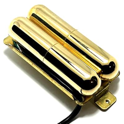Dragonfire Lipstick Humbucker, Neck Position Specialty Tube Style Pickup, AlNiCo V, Passive, Gold image 3