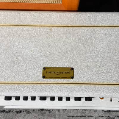 Orange Rockerverb 50 Watt MKII 2014 - White 212 Tube Combo Amp image 2