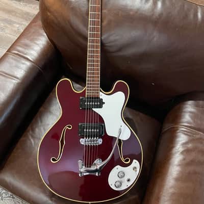 Mosrite Celebrity 2 1967 Translucent Wine Red image 1