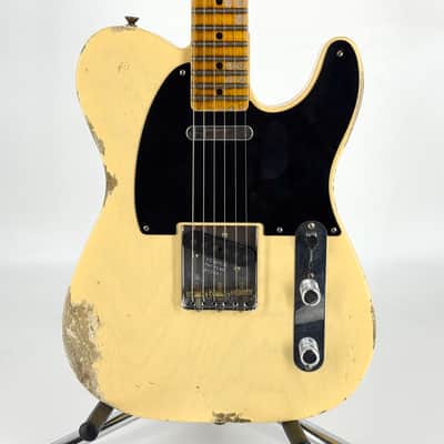 2016 Fender Custom Shop Limited Edition ’51 Telecaster Heavy Relic – Faded Nocaster Blonde image 4