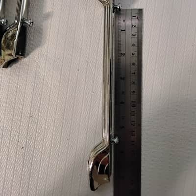 Premier Bass Drum Lugs Art Deco Style Pre 1969. - 10 In Total..Chrome..Worldwide Shipping image 5