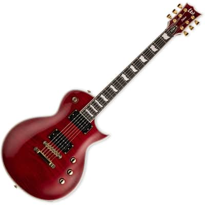 ESP LTD EC-1000T CTM Guitar See Thru Black Cherry B-Stock image 1