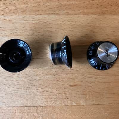 Epiphone Thunderbird Bass Guitar Control Knobs x 3 2010 China Ltd Edition Custom Shop image 3