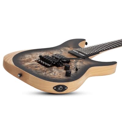 Schecter Reaper-6 FR S- Ebony Fingerboard, Satin Charcoal Burst image 15