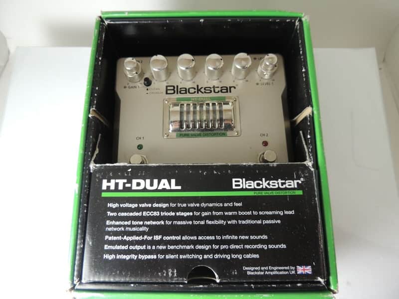 Blackstar HT-Dual Tube Pure Valve Distortion Effect Pedal w/Power Supply image 1
