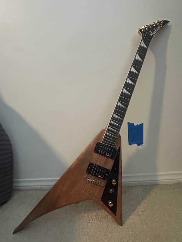 Jackson JS Series FSR JS32T Rhoads with Amaranth Fretboard 2019 - Present - Natural Oil image 1