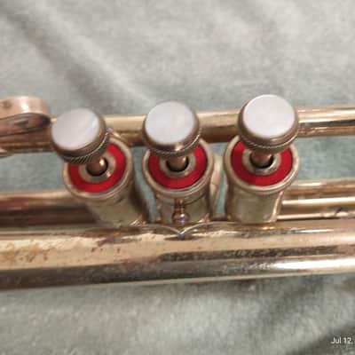 Harry Pedler & Sons American Triumph Trumpet 1950's for parts/repair image 21