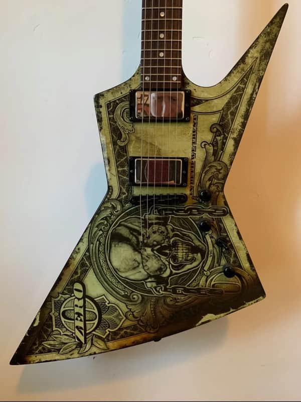 Dean zero explorer in death we trust Dave mustaine signature | Reverb