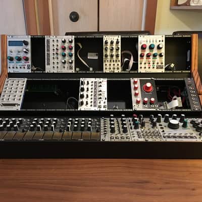 Frap Tools Uno 126 Eurorack modular synth case - Zebrawood image 1