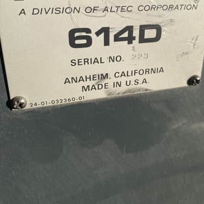 Altec Lansing 614D 1970's - 601-8D image 8