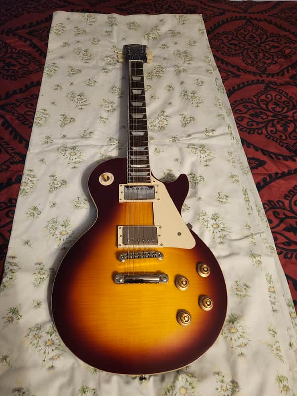 Epiphone "Inspired by Gibson Custom" '59 Les Paul Standard 2024 - Present - Royal Tea Burst image 1