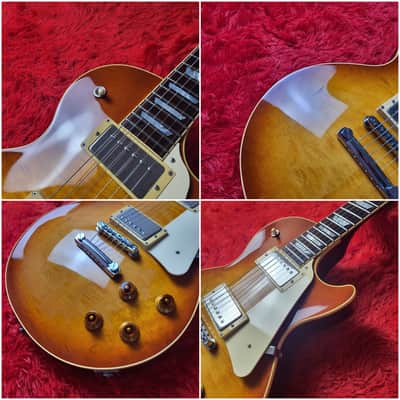 History GH-LSV 2011 Les Paul Standard - Faded Cherry Sunburst - Top Of The Line Model - Solid Figured Heritage Maple Wood Top - J Custom Level - Custom Shop Finish Frets - Made By Fujigen in Japan MIJ image 5