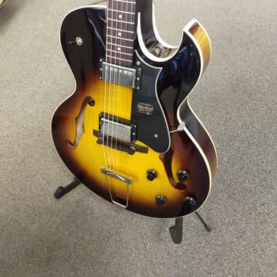 Mint Demo Heritage H-575 Standard Hollow Body Electric Guitar - Original Sunburst with Hardshell Case image 3