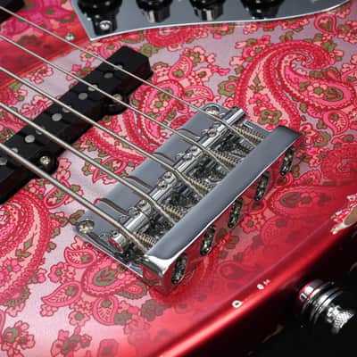 Dhatarattha DEB5 Jazz Bass 5 string - PAISLEY RELIC image 6