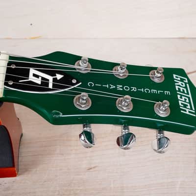 Gretsch G5135GL Electromatic G. Love Signature Corvette 2009 Phili-Green w/ Competition Stripe w/ Bag image 3