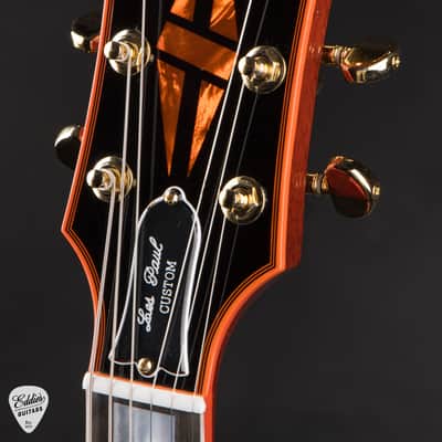 Gibson Custom Shop Made 2 Measure Les Paul Custom Figured Orange Widow 9.14 #CS600373 image 7