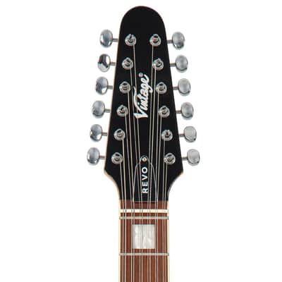 Vintage REVO Series 'Surfmaster Thinline' 12-String RevoGlo image 3