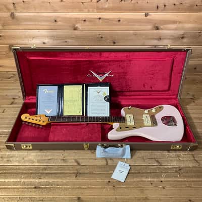 Fender Custom Shop LTD '59 250K Jazzmaster Journeyman Relic Electric Guitar - Super Faded Aged Shell Pink image 7