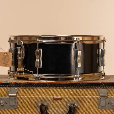 1950s WFL 'Swingster' Refinished in Black Lacquer - 5.5x14" image 2