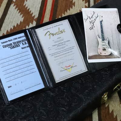 Fender USA Custom Shop Yamano 120th Anniversary Custom Stratocaster SAKURA NOS By Yuriy Shishkov - Shipping Included* image 11