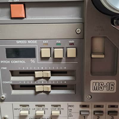 Vintage 1980s TASCAM MS-16 1" 16-Track Reel to Reel Tape Recorder w/ 2 DX-8DS Noise Reduction Systems - Fully Restored in 2019!! image 3