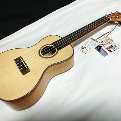 KALA Solid Spruce Top Flame Maple Concert UKULELE new UKE - KA-FMCG image 2