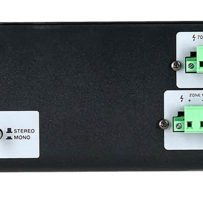 Rockville RCS2-320-6 320 Watt 6 Zone Stereo 70v Commercial Amplifier/Bluetooth image 5