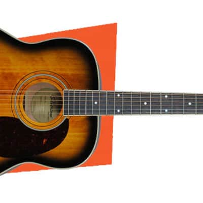 Silvertone Jumbo Acoustic Electric w/Fishman Clearwave 60 - Vintage Sunburst (633EAVS) image 3