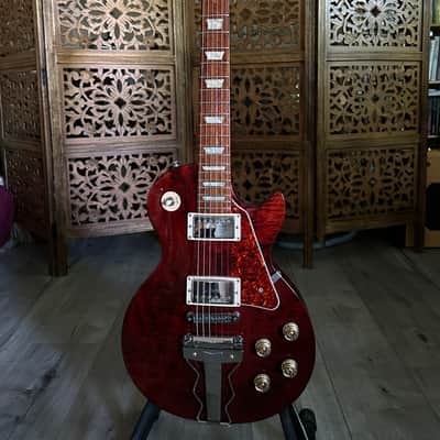 Gibson Les Paul Studio with Vintage Tuners 2012 - Wine Red image 2