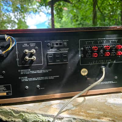 Kenwood KR-11000GX Receiver Pro Serviced 120 WPC Custom Rosewood Burl Case, LEDs image 18
