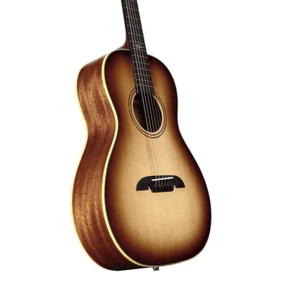 Alvarez Masterworks Parlor Guitar Acoustic Electric Shadowburst (MP60e_Shadowburst) image 5