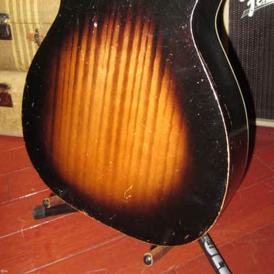 Vintage Circa 1961 Harmony Stella Small Bodied Parlor Guitar image 5