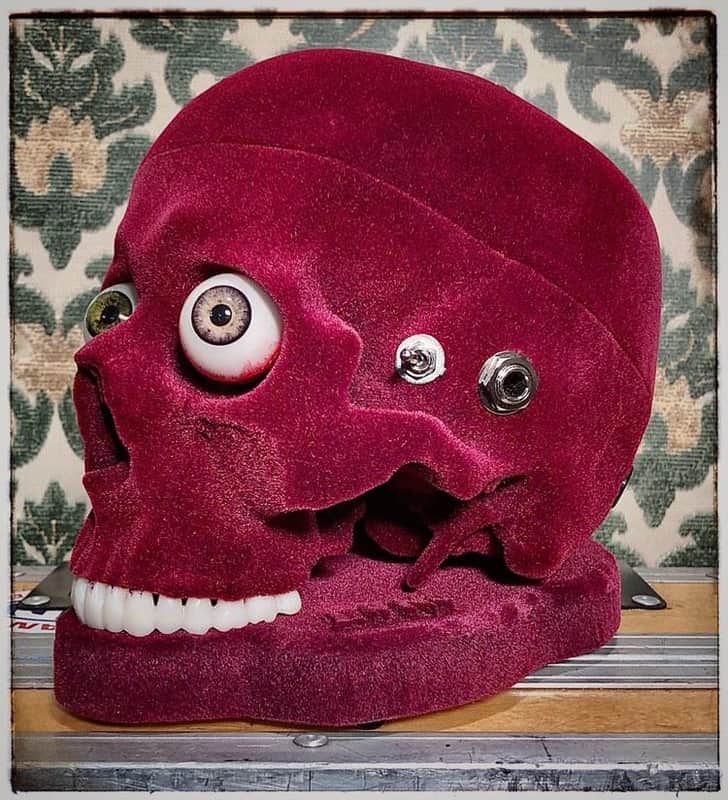 Dr. No Effects Skull Fuzz FUZZY 2024 - Purple Flocked image 1