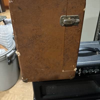 Ampro Deluxe Speaker Cab Cabinet Vintage 1940’s - Brown image 2