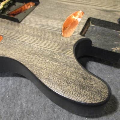 Swamp Ash Telecaster Body  2018 Black / Natural image 7
