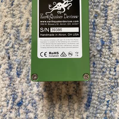 EarthQuaker Devices Plumes Small Signal Shredder Overdrive 2019 - Present - Green / Yellow Print image 3