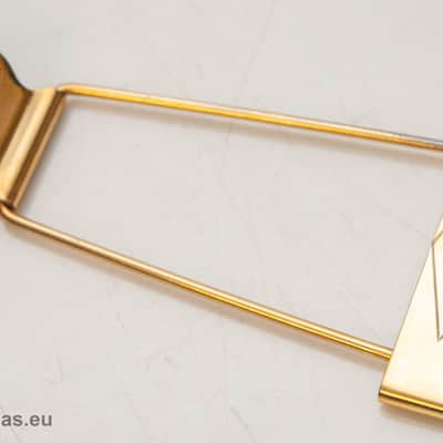 Original 60's Gibson Diamond Trapeze Tailpiece Gold - ES-345, ES-355, Etc image 8
