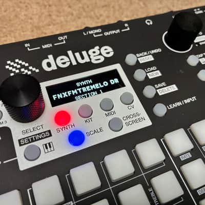 Synthstrom Audible Deluge 64-Voice Desktop Synthesizer with Numeric Display 2016 - 2022 - Black image 5