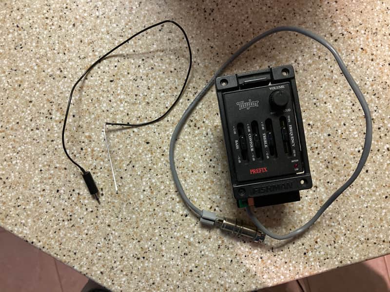 Fishman Taylor Old Style Prefix EQ Acoustic Guitar Pickup Preamp