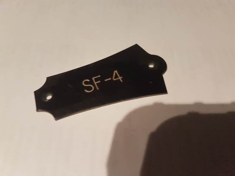 1968 Guild Sf 4 Truss Rod Cover USA image 1