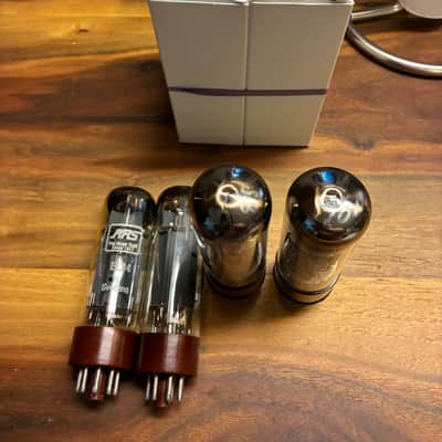 Tightly Matched Pair of Svetlana SED Winged C Pair EL34 tubes image 7