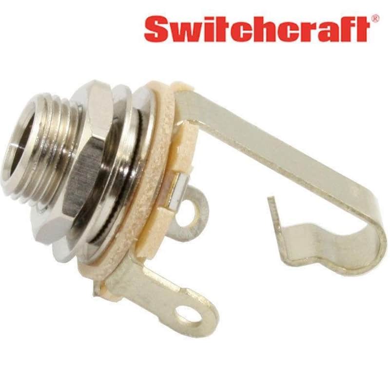 NEW (1) Switchcraft # 11 1/4" Input Output Jack 1/4" Mono For Guitar & Bass image 1