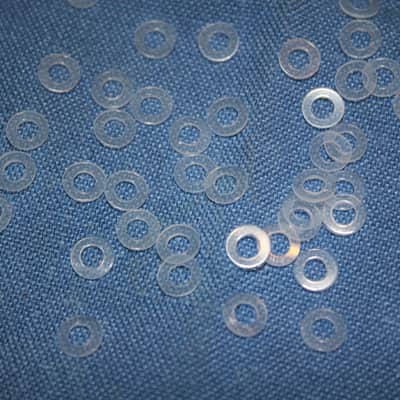 • (50-pack) Eurorack Washers • Model W1 • For Eurorack Modules • 3mm • Semi-transparent • Avantgarde Sound 2024 image 1