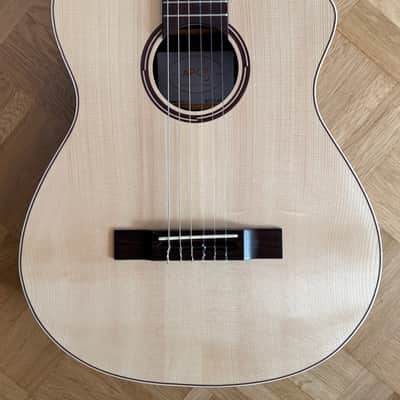 APC Instruments Luthier Gold CW ALL SOLID classical guitar with Cutaway und Fishman Pickup image 3