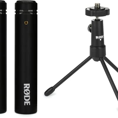 Immagine Rode M5 Small-diaphragm Condenser Microphone - Matched Pair Bundle with Rode Tripod Mini Microphone Stand - 1