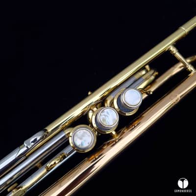 First Yamaha YTR-1 Lacquered Brass made in Japan,designed by Schilke gamonbrass image 14