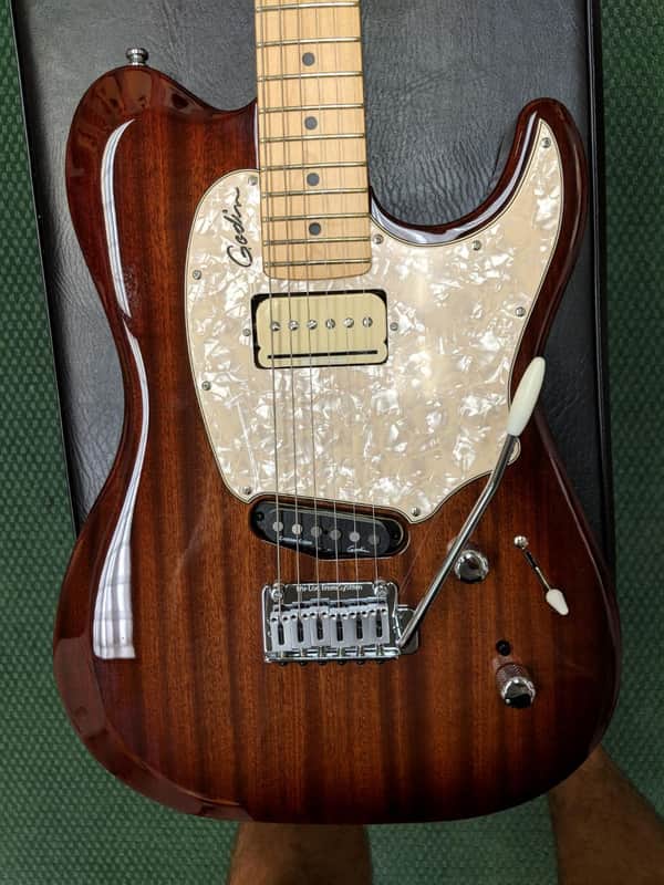 Godin Passion Custom 2018 Whiskey Burst image 1