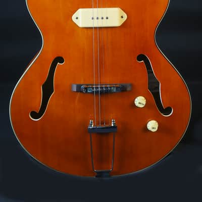 Craven Tenor Guitar 350JLS-AC John Lawlor Signature Tenor Archtop Guitar 2022 - Amber Cream image 4