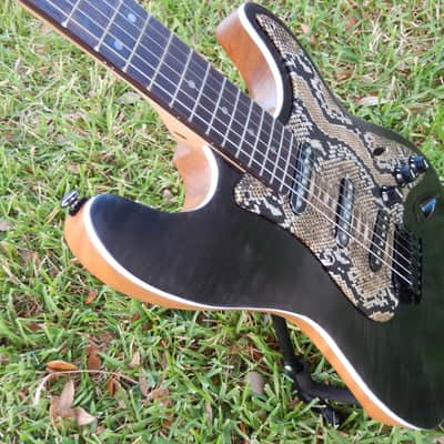 Custom Build Quilted Maple Stratocaster - Black Ice Finish image 6